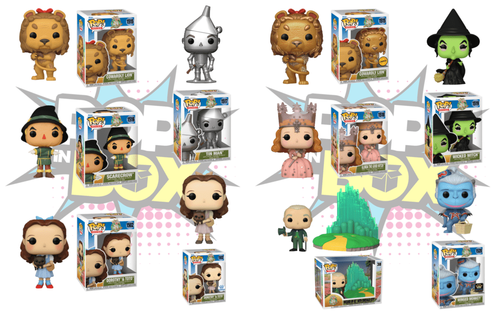 Novos Funko POPs de O Mágico de Oz