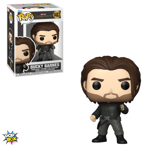 Imagem do Funko POP! Bucky Barnes #1483, do filme Thunderbolts*, da Marvel