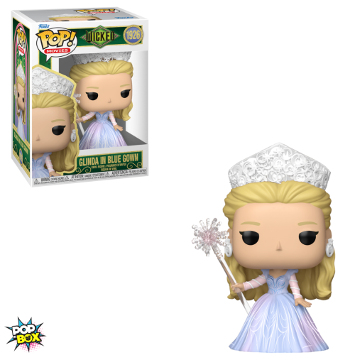 Funko POP! Glinda com vestido azul, do filme Wicked: For Good