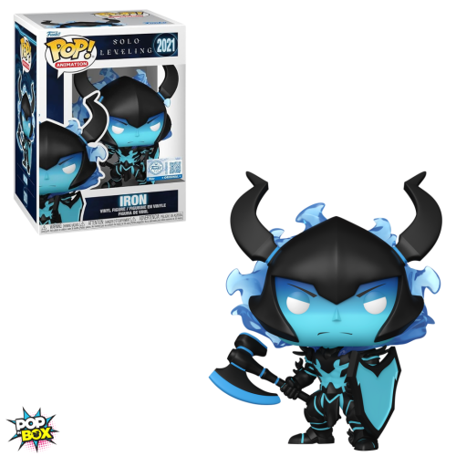 Funko POP! Iron do anime Solo Leveling, versão exclusiva que brilha no escuro