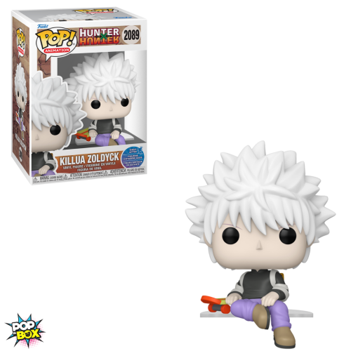 Funko POP! Killua Zoldyck do anime Hunter x Hunter sentado
