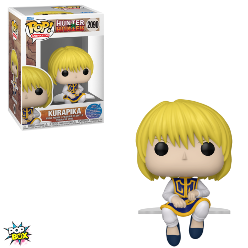Funko POP! kurapika do anime Hunter x Hunter sentado