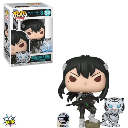 Funko POP! Mina e Bakko, do anime Kaiju no. 8, edição especial