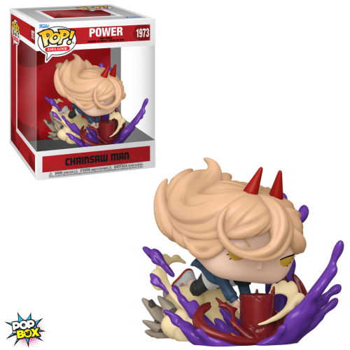 Funko POP! Power com martelo de sangue, do anime Chainsaw Man