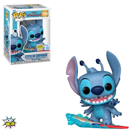 Funko POP! Stitch surfando, exclusivo da SDCC 2025