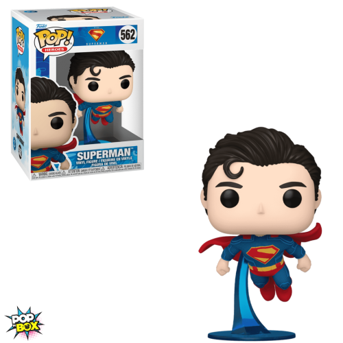 Funko POP! Superman voando, do novo flme dirigido por James Gunn